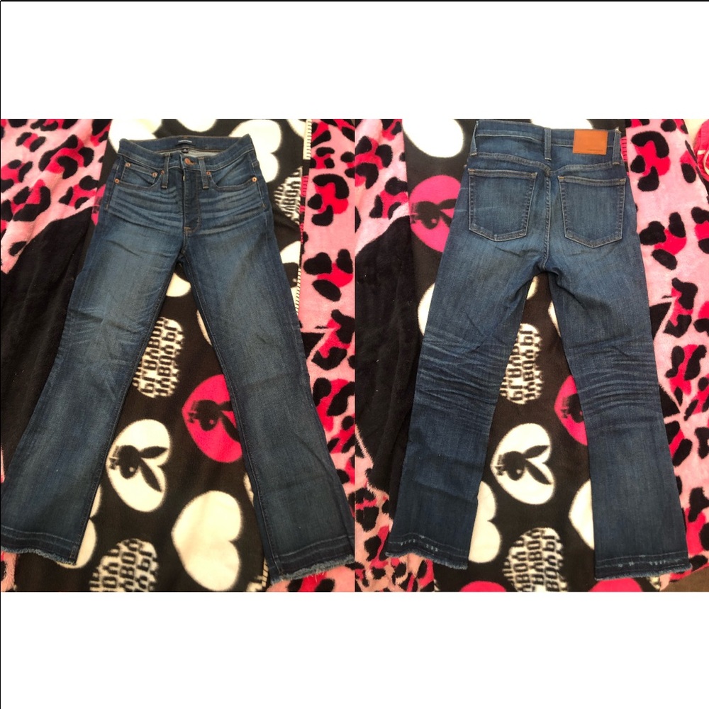 j.crew “billie demi boot crop” jeans